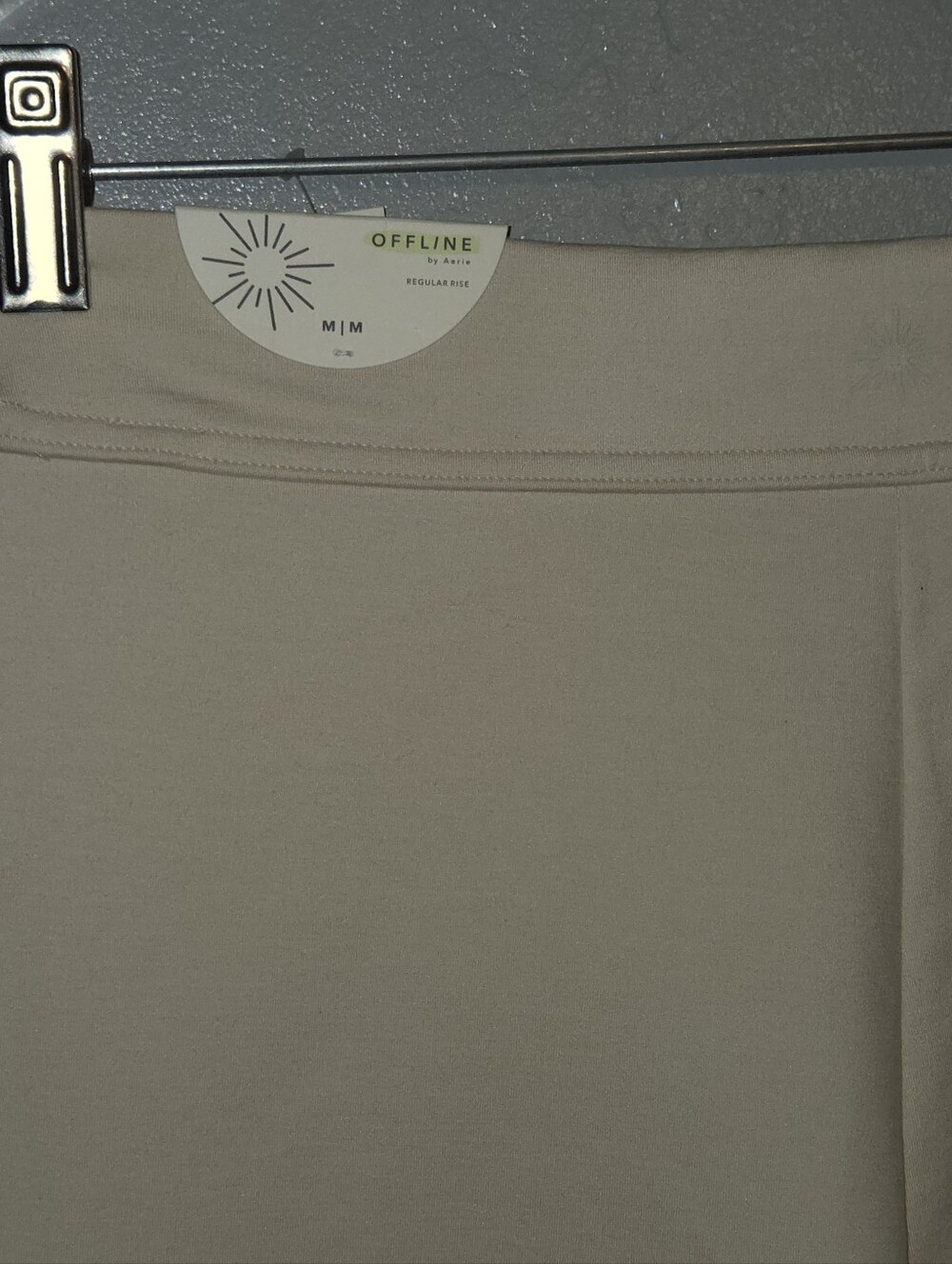 aerie Offline Wide-Leg The Hugger Trousers in Cream Woman M Long NWT - Picture 9 of 12